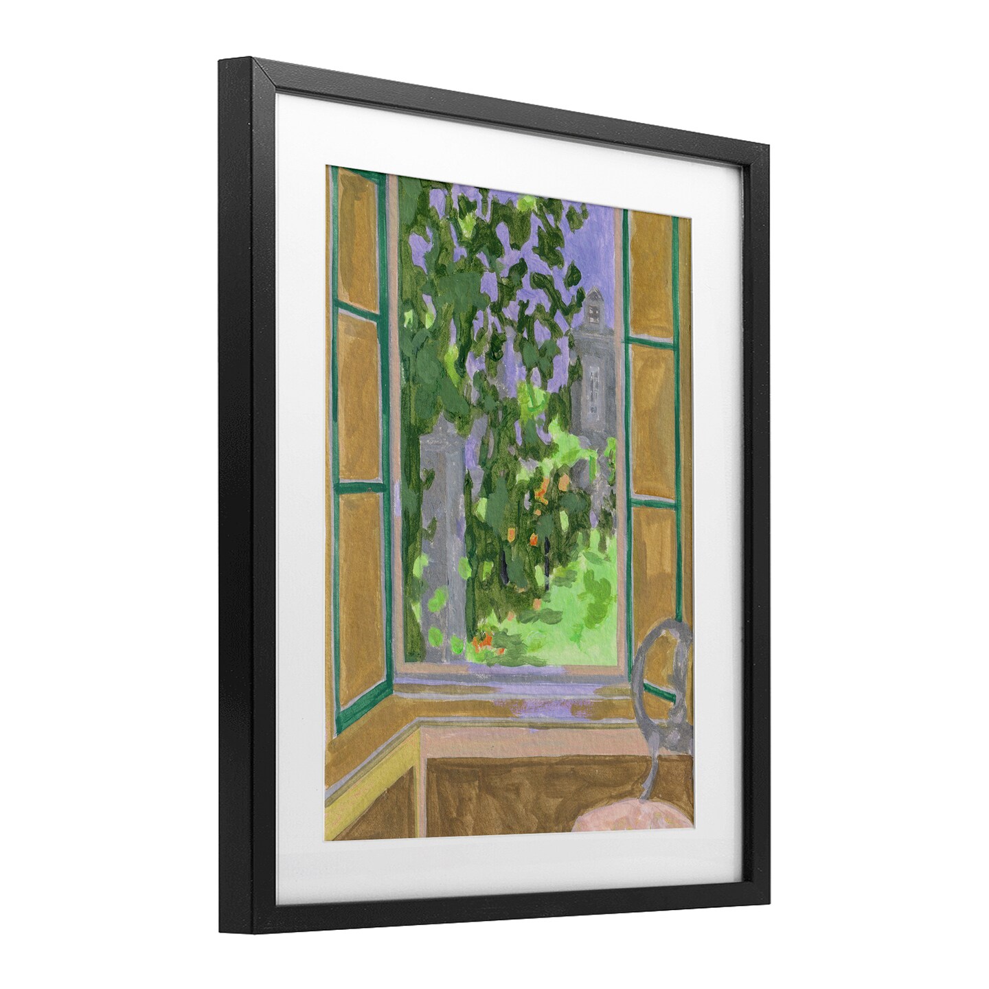 Stupell Industries Seat For Spring Expression Framed Print Under Glass, design by Melissa Wang