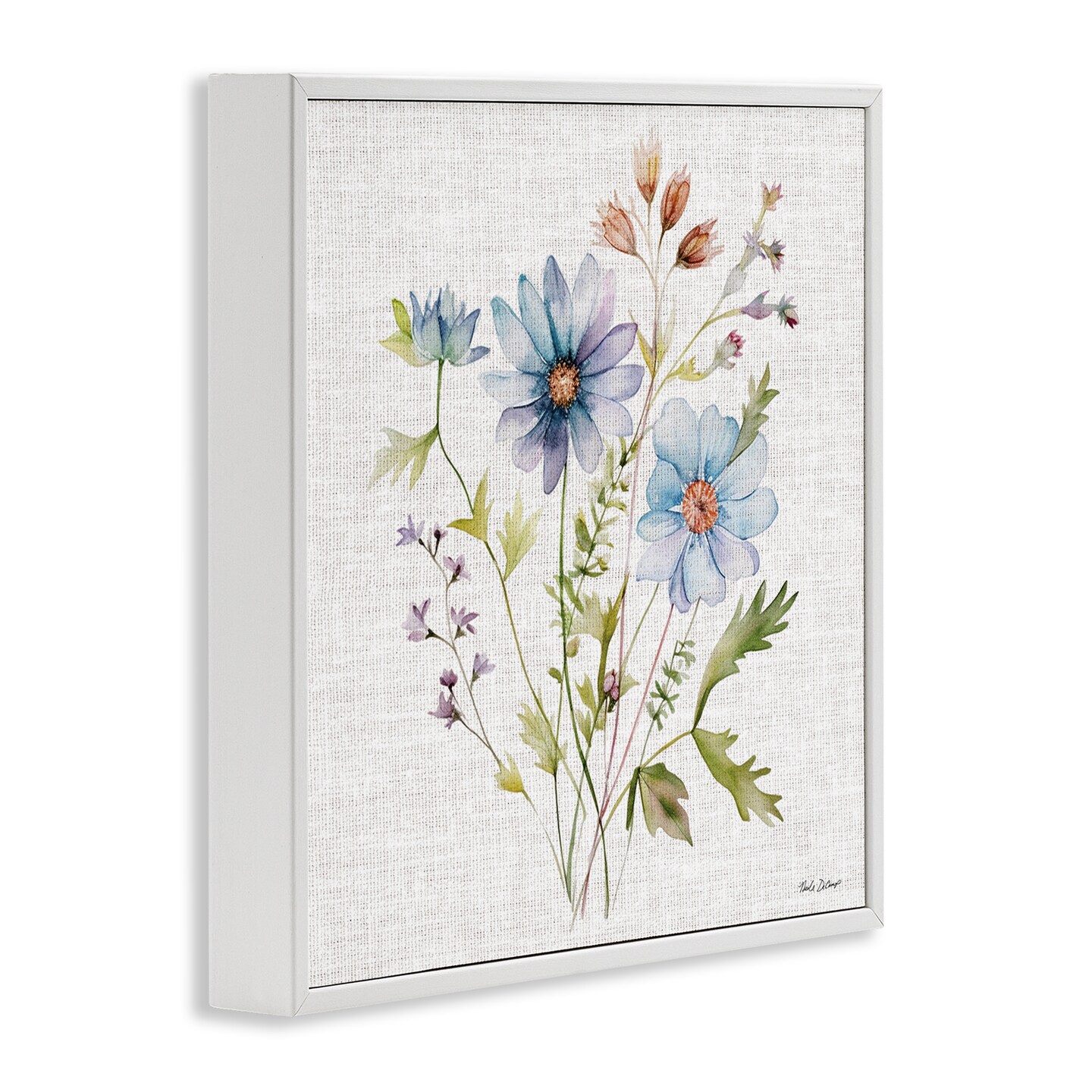 Stupell Industries Wild Floral Botanical Bundle Framed Giclee, design by Nicole DeCamp