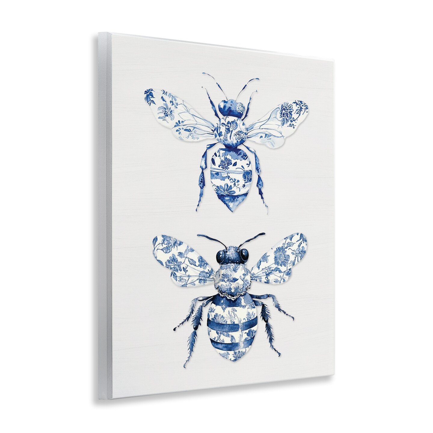 Stupell Industries Toile Patterned Bees Wall Plaque, design by Lettered and Lined