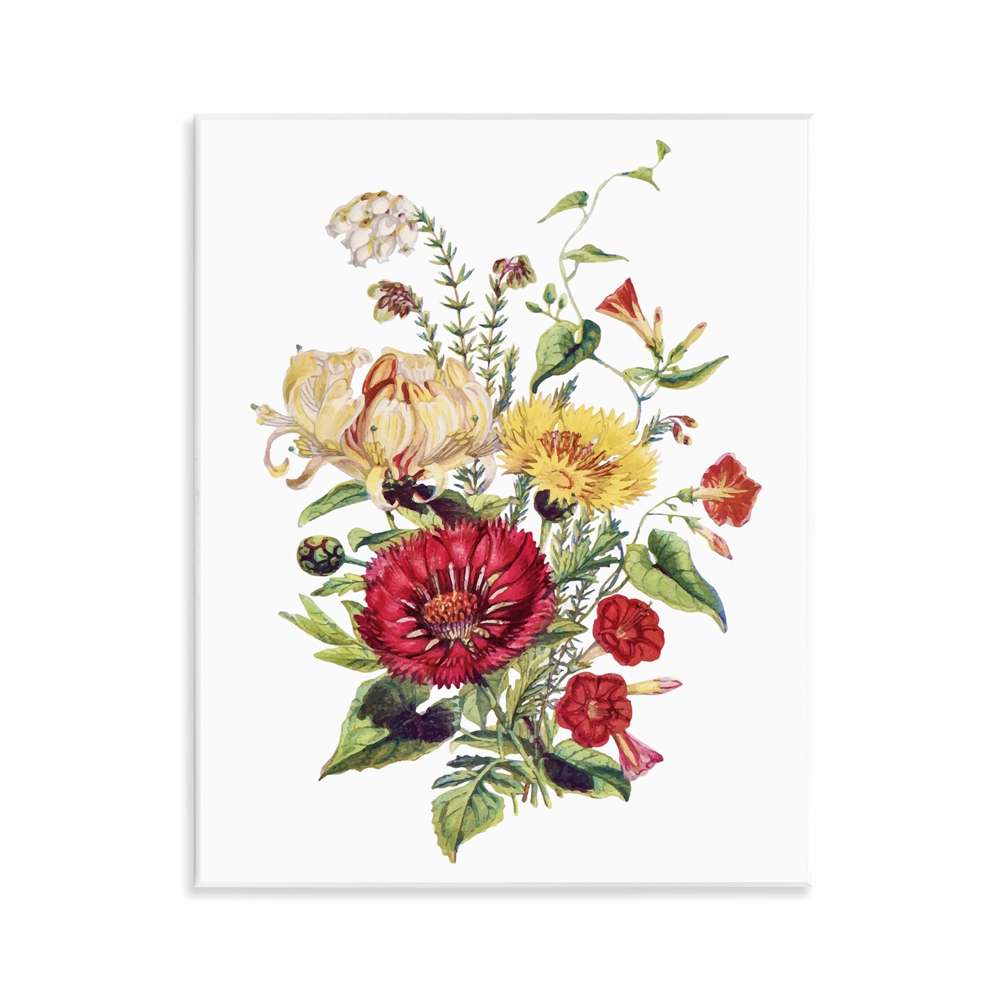 Stupell Industries Bundle Of Wild Florals Wall Plaque, design by Lettered and Lined