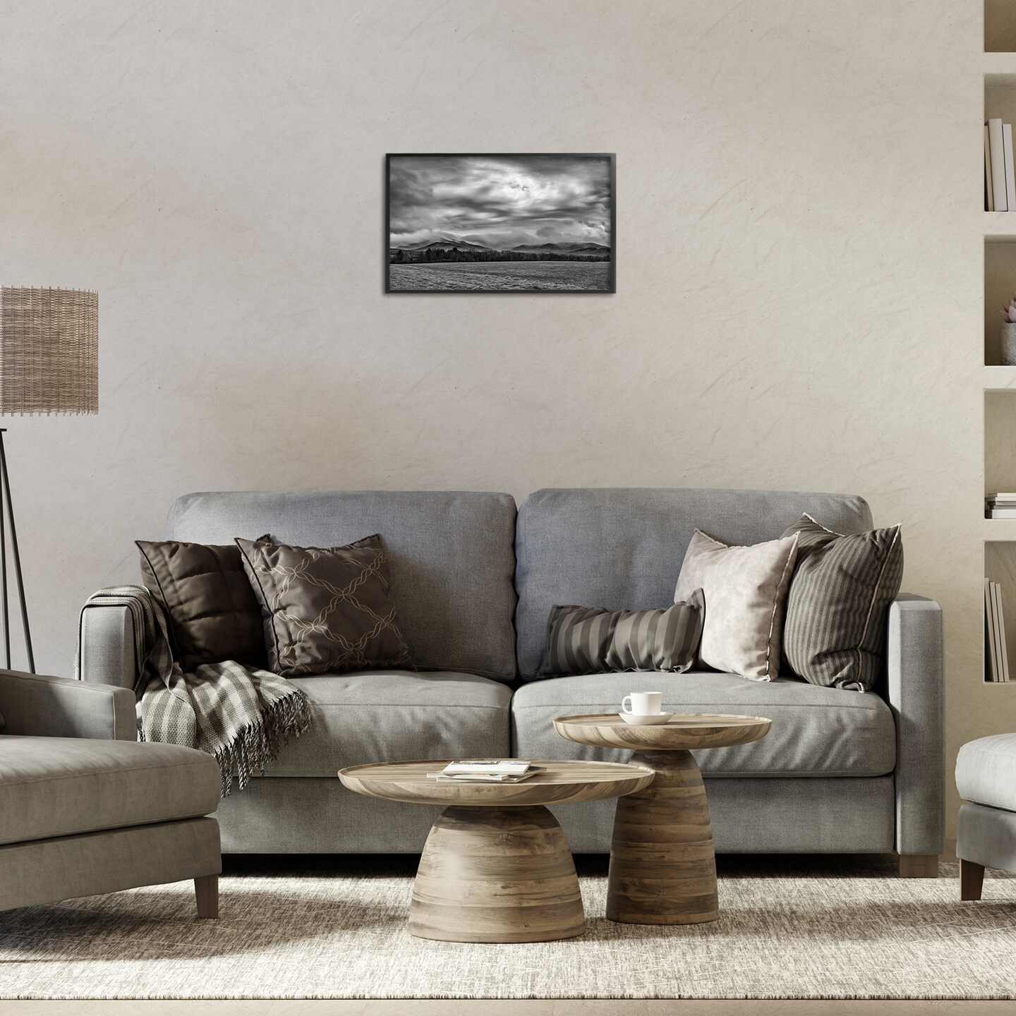 Stupell Industries Distant Cloudy Skies View Framed Giclee, design by James Rodewald