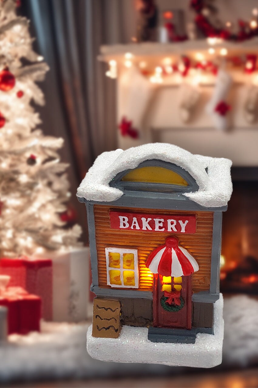 Bakery - Christmas Village Collection by Wizardi F07N5-2D Bakery