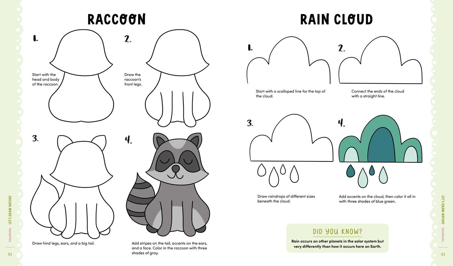 KindKids Let's Draw Nature: 100 Sweet and Simple Drawing Lessons for Creative Kids