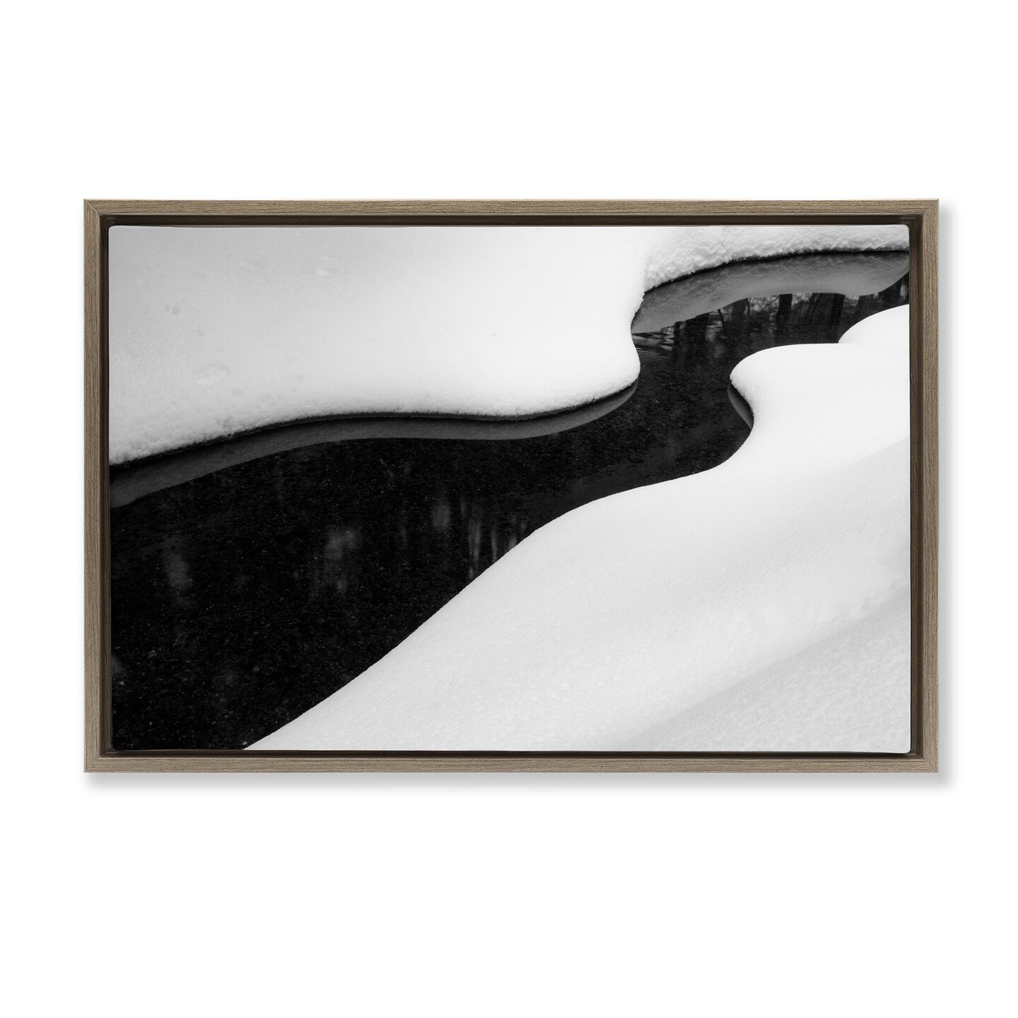 Stupell Industries Yin & Yang Stream Floating Frame, design by James Rodewald