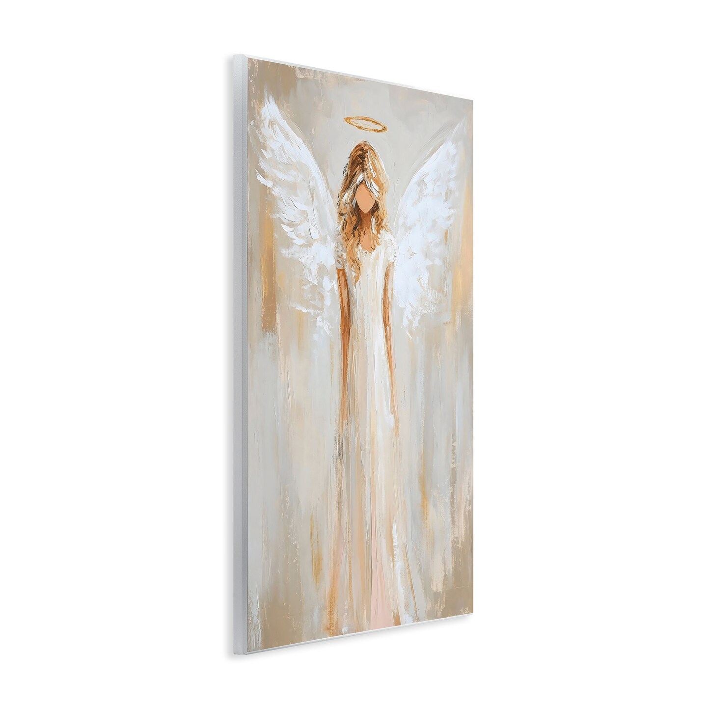 Stupell Industries Divine White Robe Angel Wall Plaque, design by Petal Prints Design