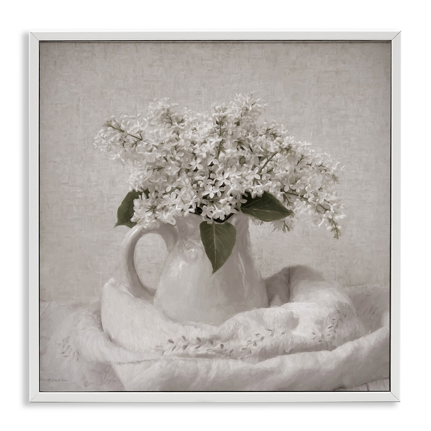 Stupell Industries Lilac Simplicity Still Life Framed Giclee, design by Robin-Lee Viera
