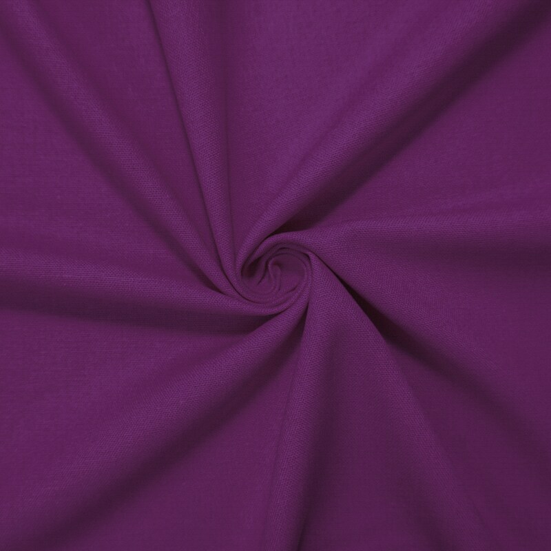 Magenta Washed Rayon Linen Solid Reorderable Woven Fabric By the Yard