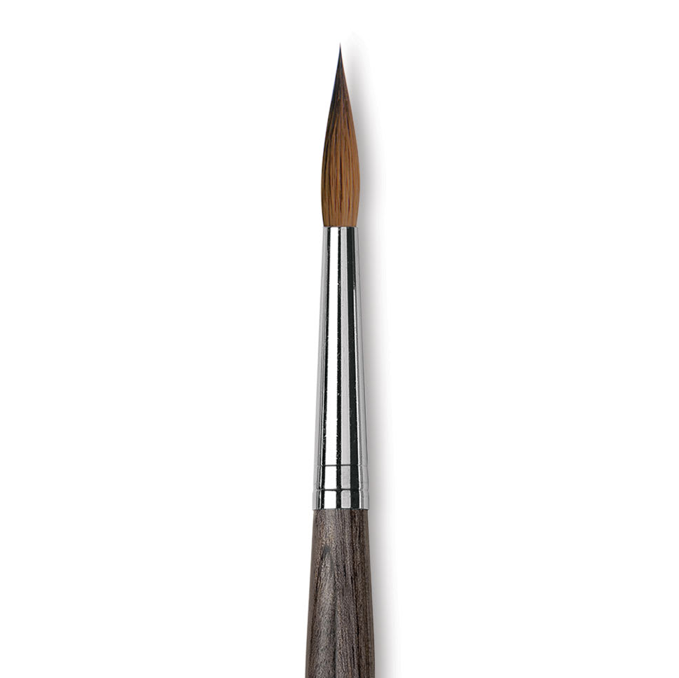 Da Vinci Colineo Synthetic Kolinsky Sable Brush - X Point Round, Size 6, Short Handle