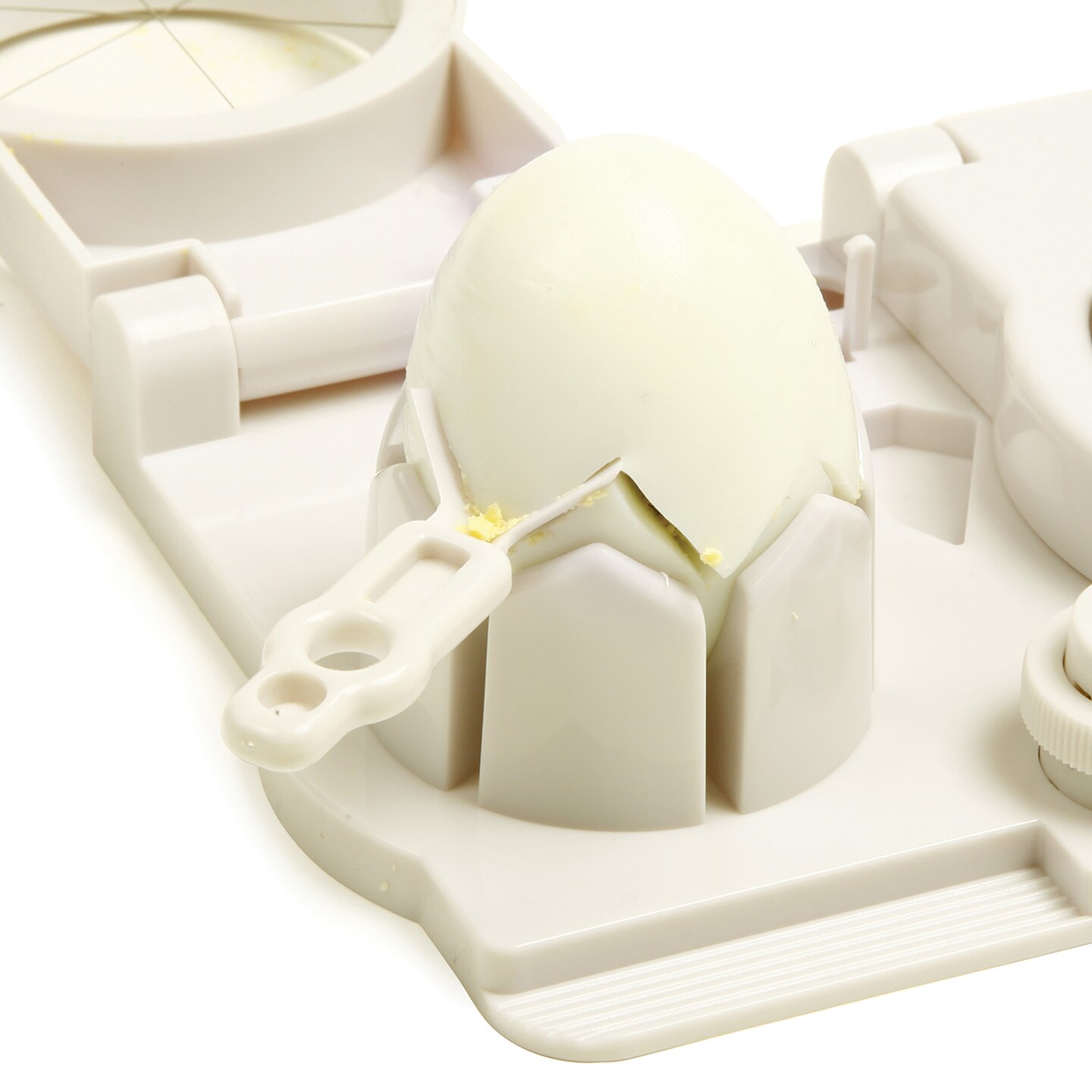 Norpro Multi Functional Egg Slicer, Wedger, Piercer and Garnish Tool, White