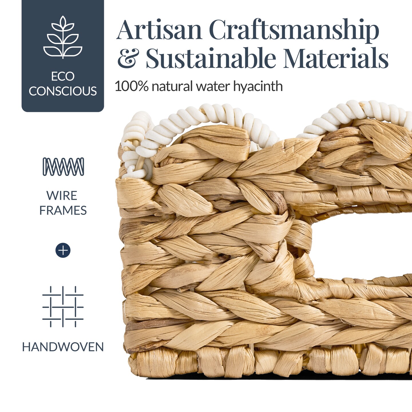 Best Choice Products 9x12 Scalloped Shelf Baskets, Woven Storage Bins, 4 Pack