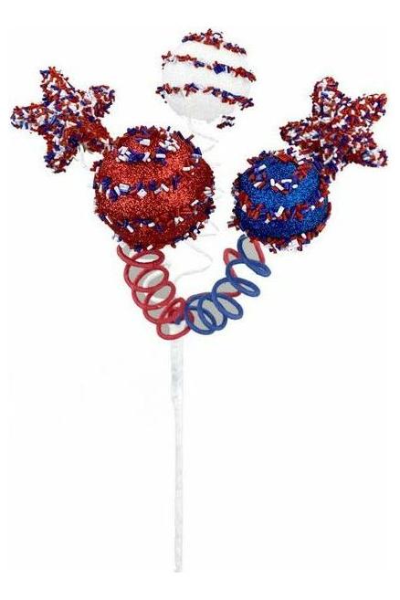 16&#x22; Patriotic Cake Pop Spray