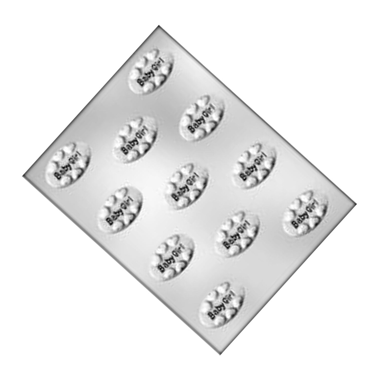 Oval Baby Girl Chocolate Mold