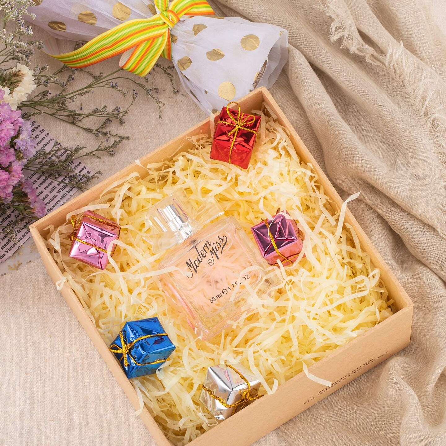 Multicolor Easter Grass Raffia Paper Easter Basket Grass