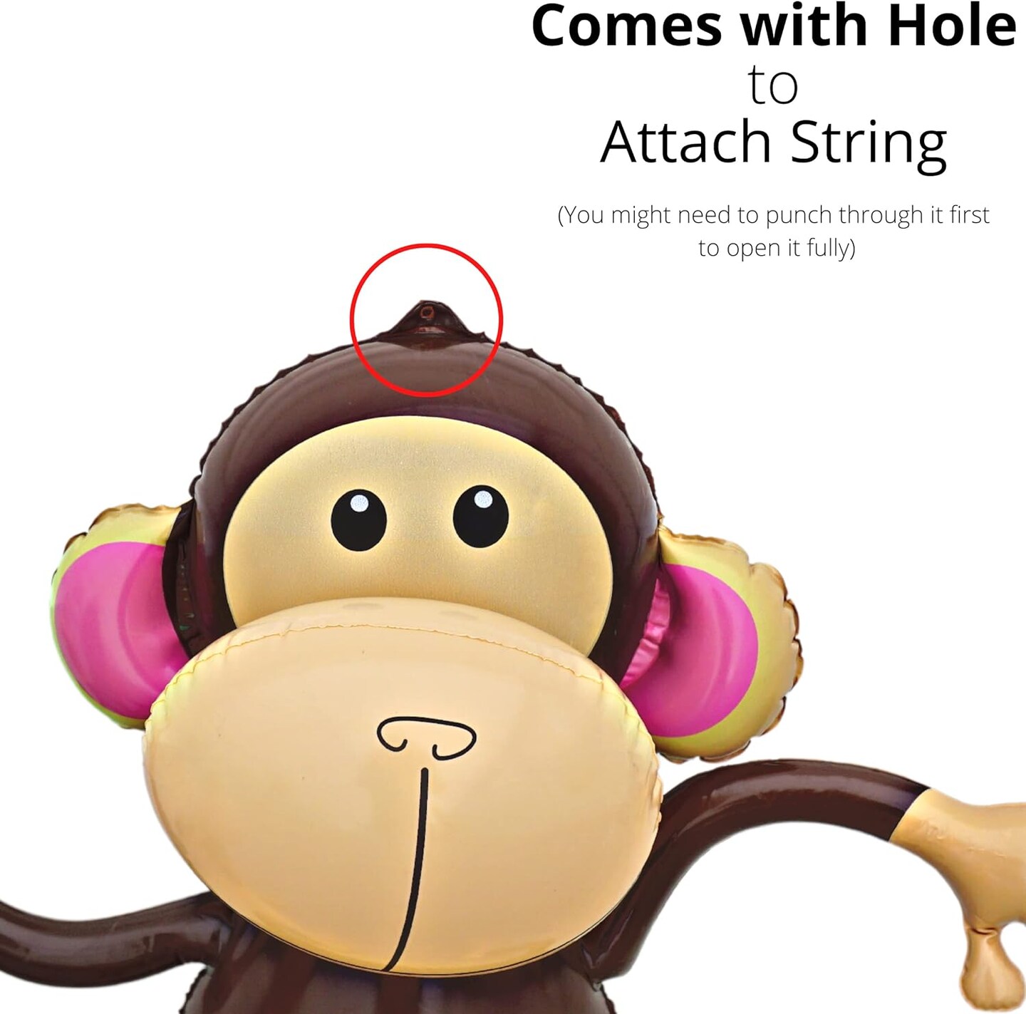 4E&#x27;s Novelty Inflatable Monkey 4-Pack, 27&#x22;&#x22; for Jungle Decorations &#x26; Safari Birthday decorations!