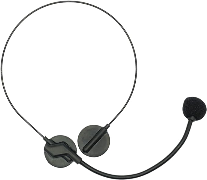 4E's Novelty Rockstar Costume Accessories Headset Prop - Headphone with Fake Mic for Kids, Men & Women, Perfect for Rockstar Costume for Kids Mic Prop
