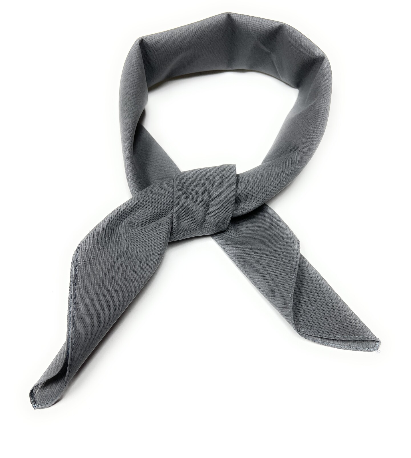 Pack of 6 Plain Chiffon Scarf Square Retro Ribbon Pure Cotton