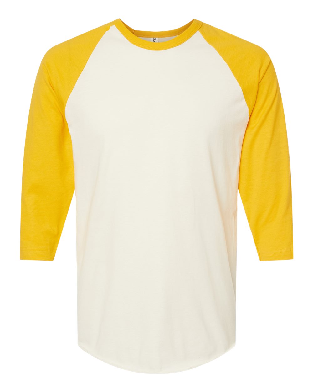 TULTEX&#xAE; Fine Jersey Raglan Crewneck Three Quarter Sleeve T-Shirt
