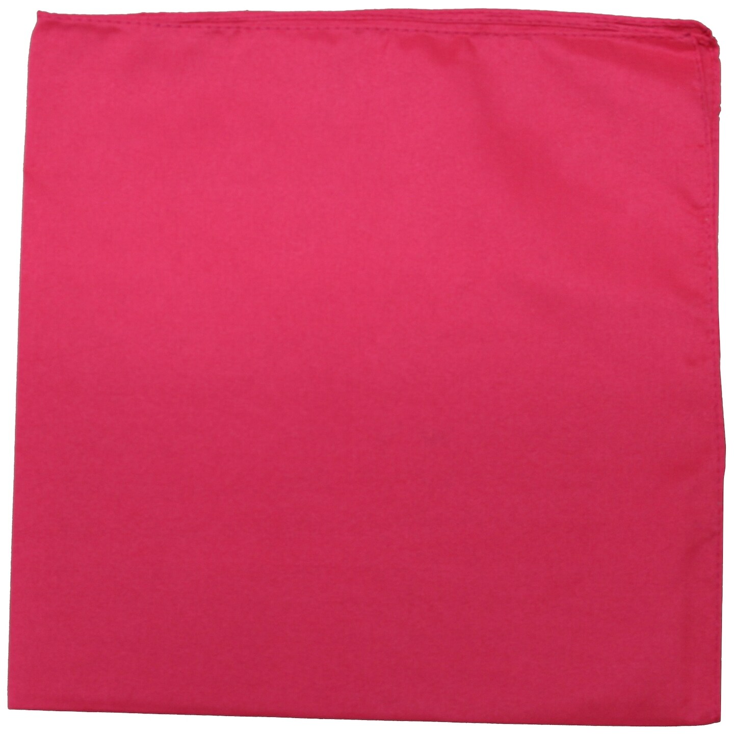 Set of 50 Solid 100% Polyester Unisex Bandanas - Bulk Wholesale