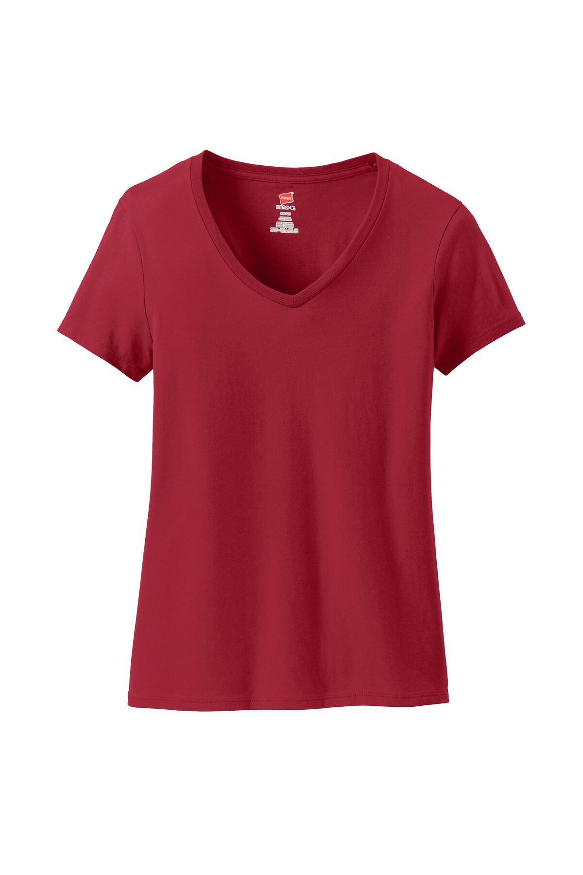 Hanes&#xAE; Women&#x27;s Perfect-T Cotton Short Sleeve V-Neck T-Shirt