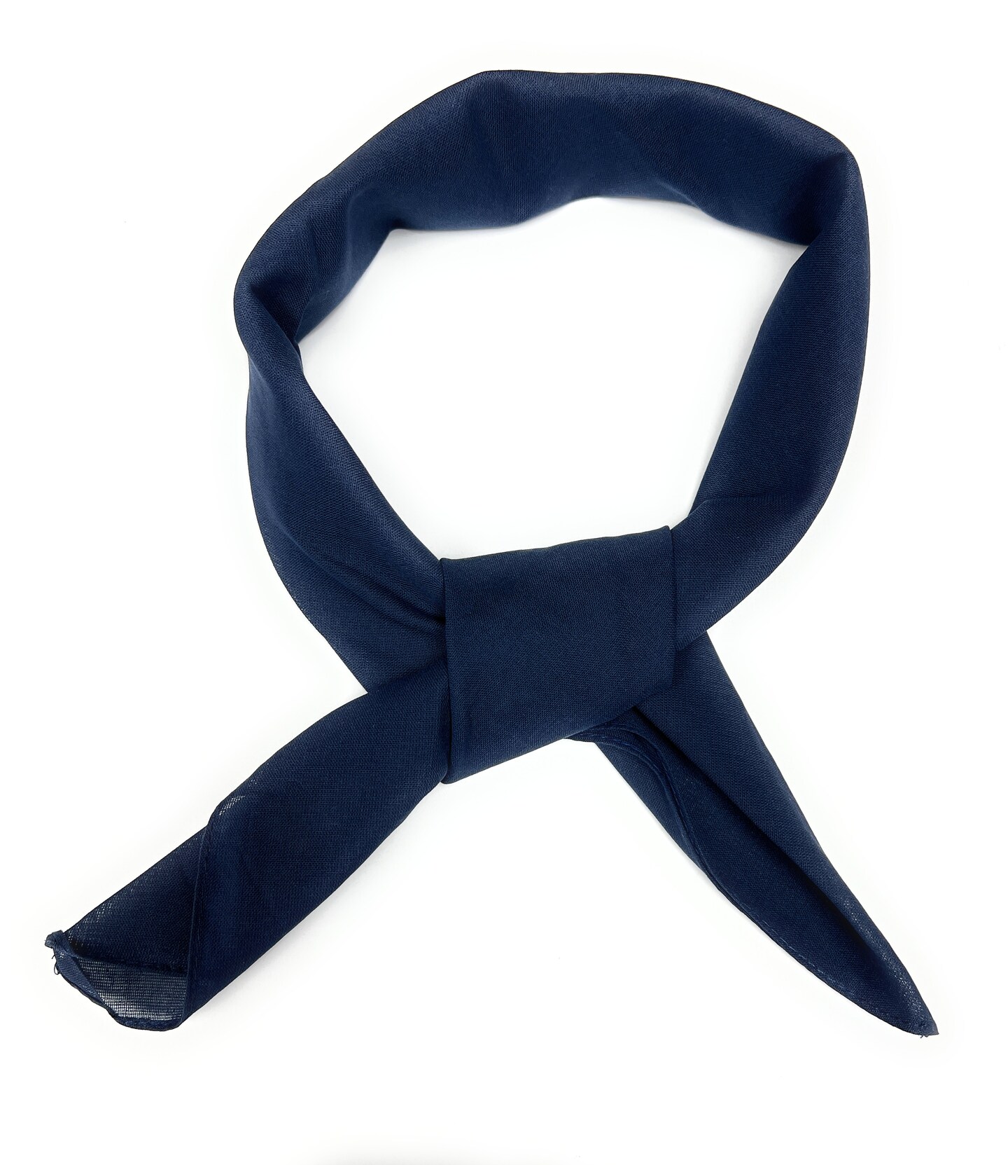 Pack of 6 Plain Chiffon Scarf Square Retro Ribbon Pure Cotton