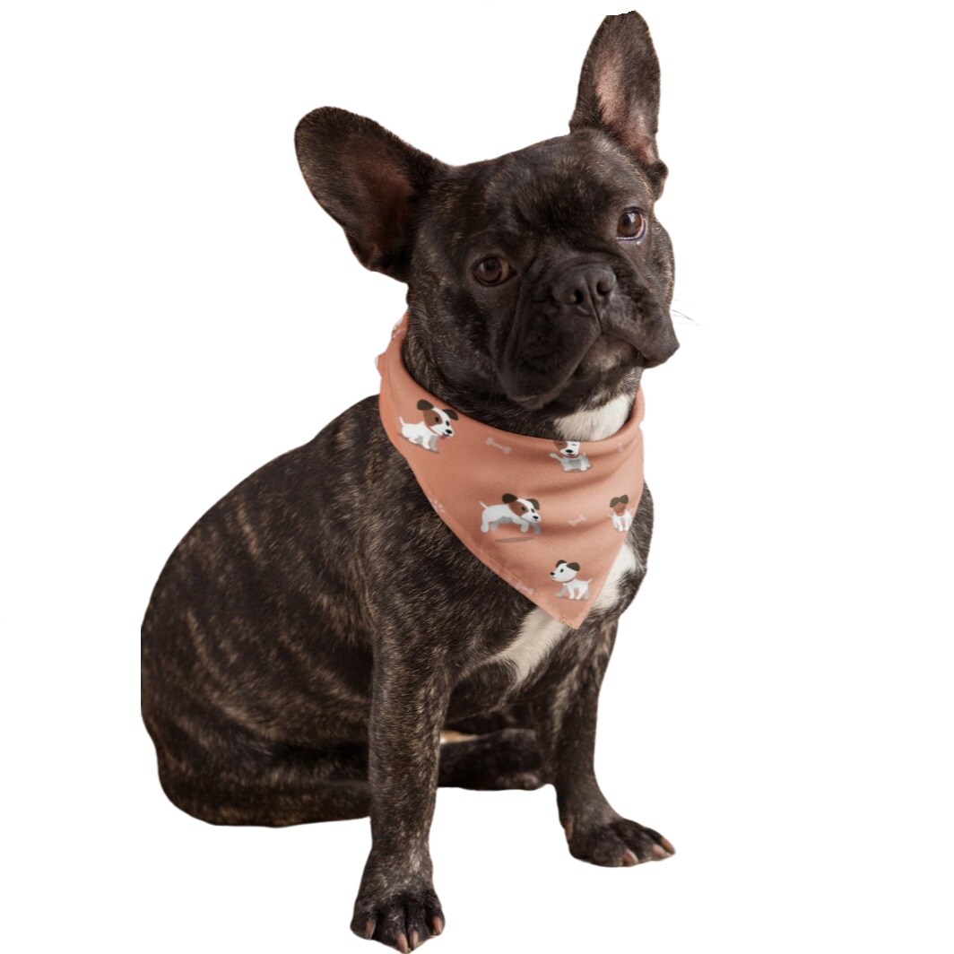 Mechaly Cotton Funny Dog Bandana with Designs Durable Birthday Pet Scarf