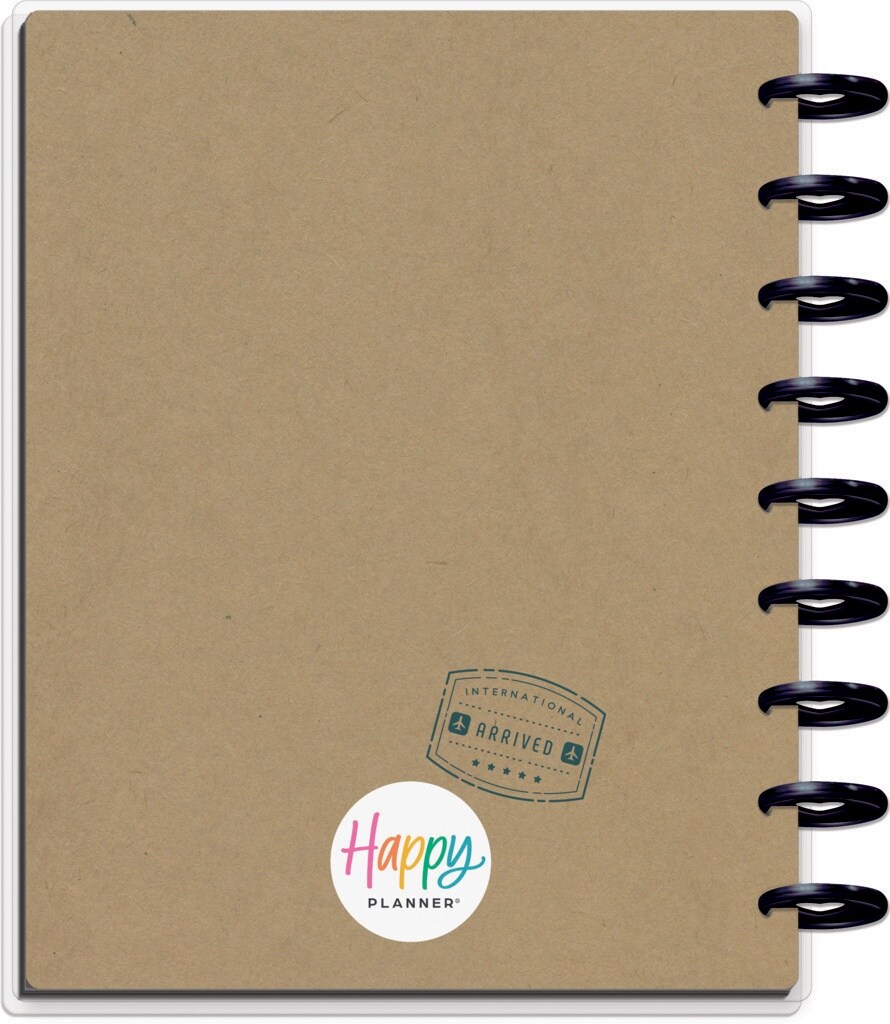 Happy Planner Classic Disc Bound Memory Keeping Journal-See The World Travel