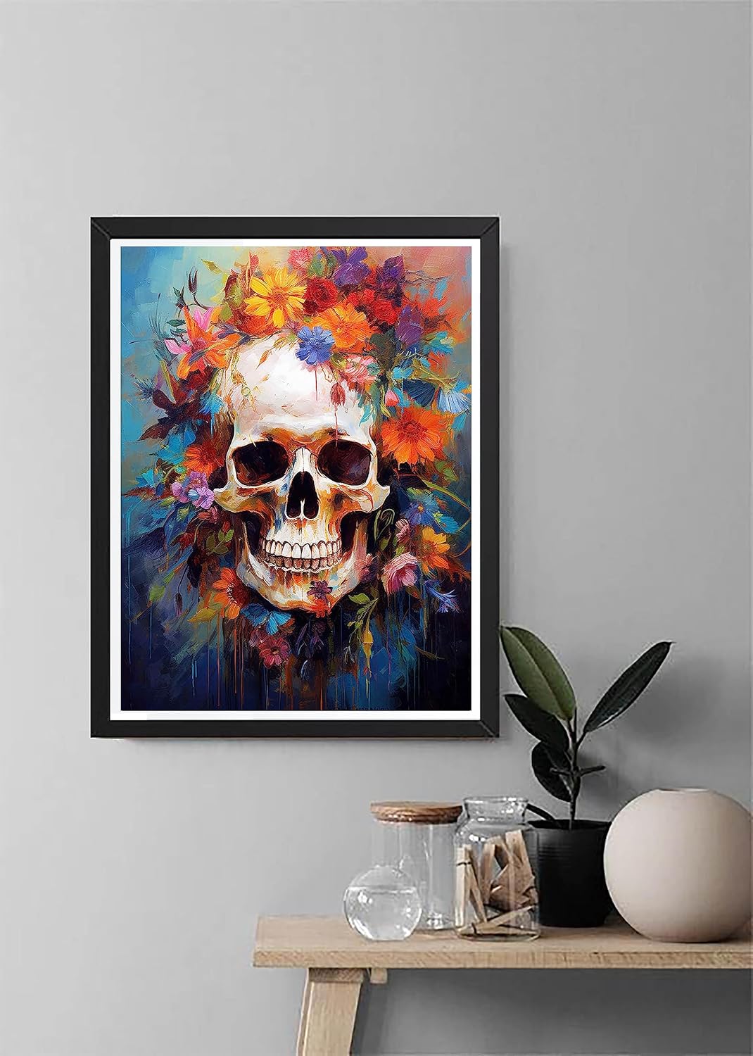 Paint by Numbers Kits for Adults Skeleton