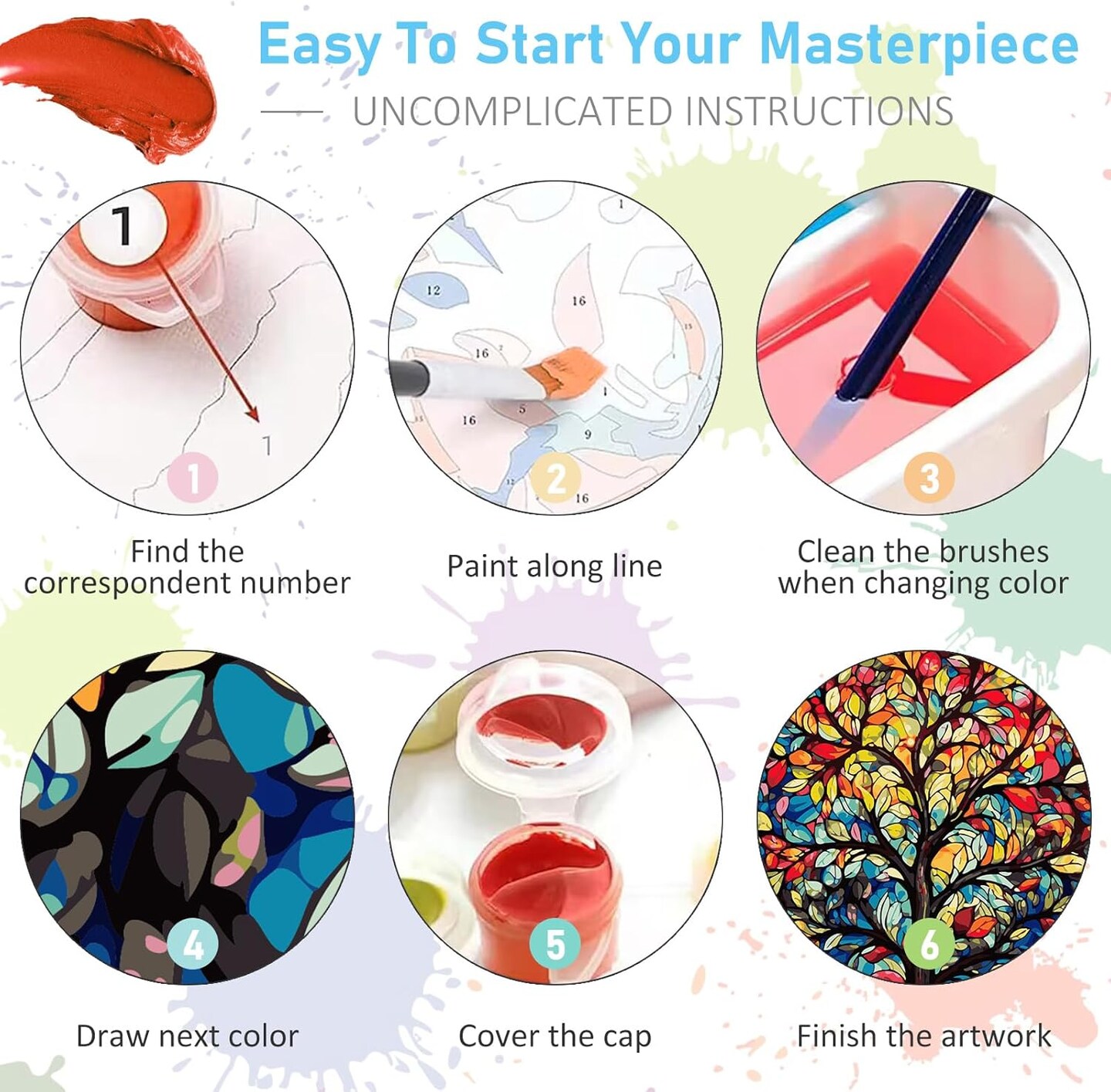 Paint by Numbers Kit for Adults- Tree of Life Adult