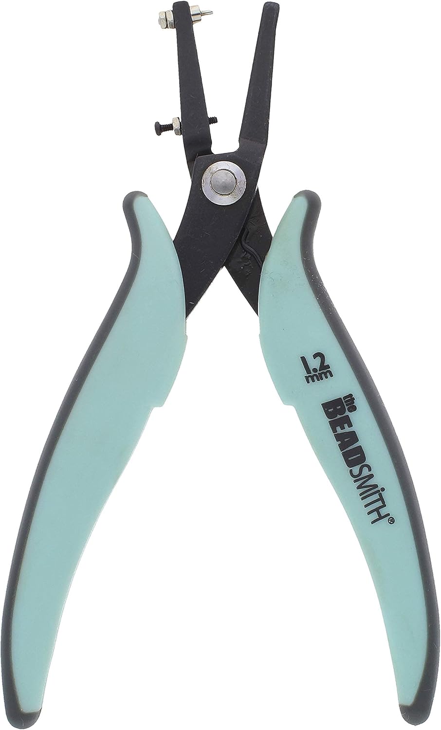 The Beadsmith Punch Plier with Gauge Guard and Extra Pin, 1.25 Millimeters, Metal Hole-Punching Tool