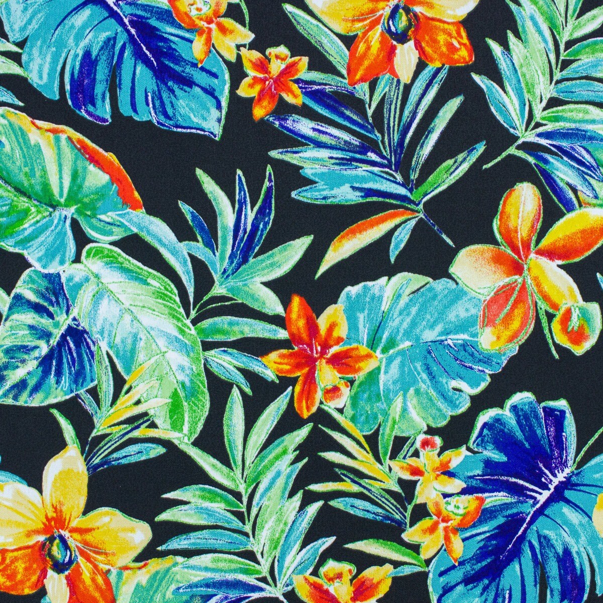 Richloom Solarium BEACHCREST ONYX - Outdoor/Indoor Fabric-UV, Tear, and Stain Resistant. Water Repellent (List Price Is Per Yard)