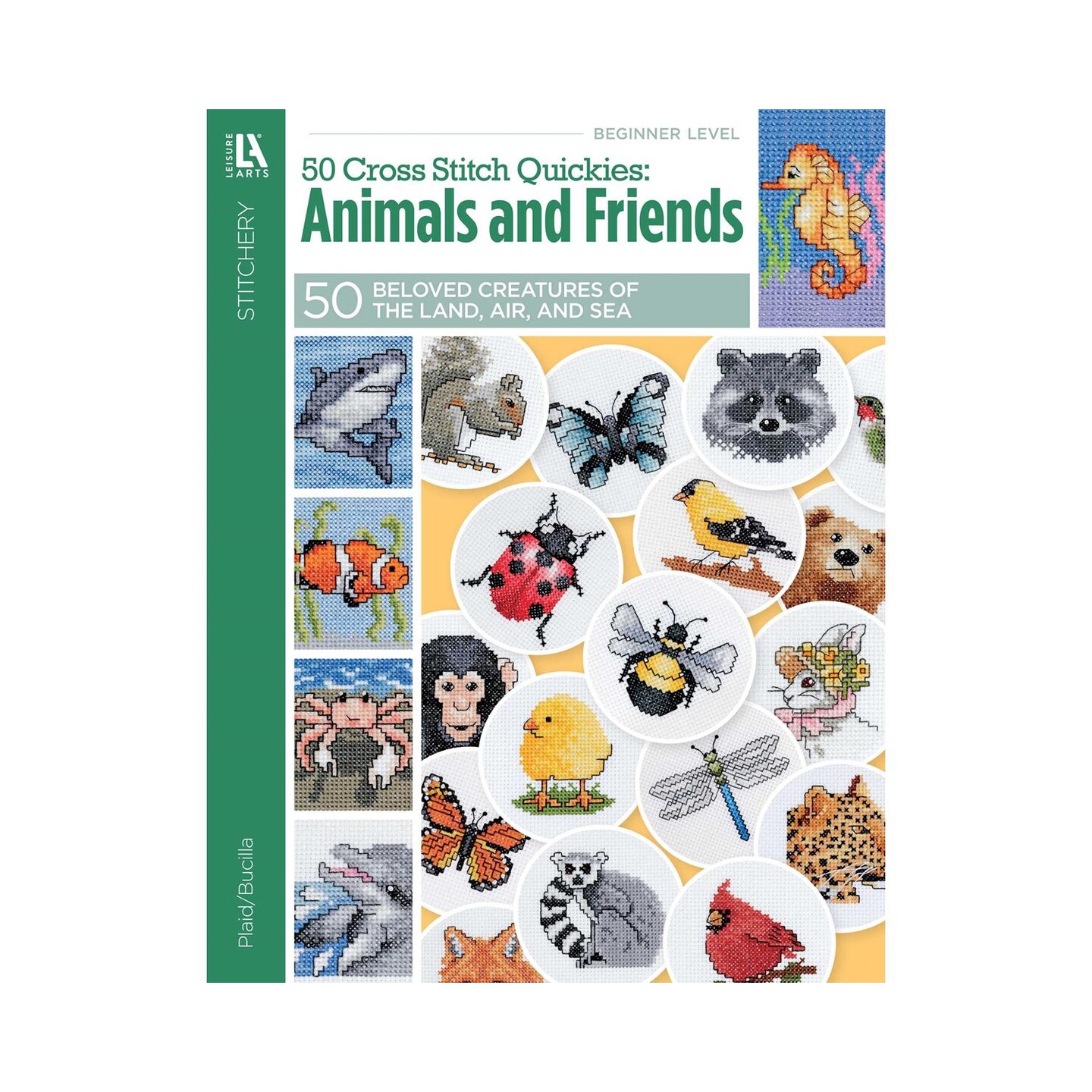 Leisure Arts 50 Cross Stitch Quickies Animals Cross Stitch Book