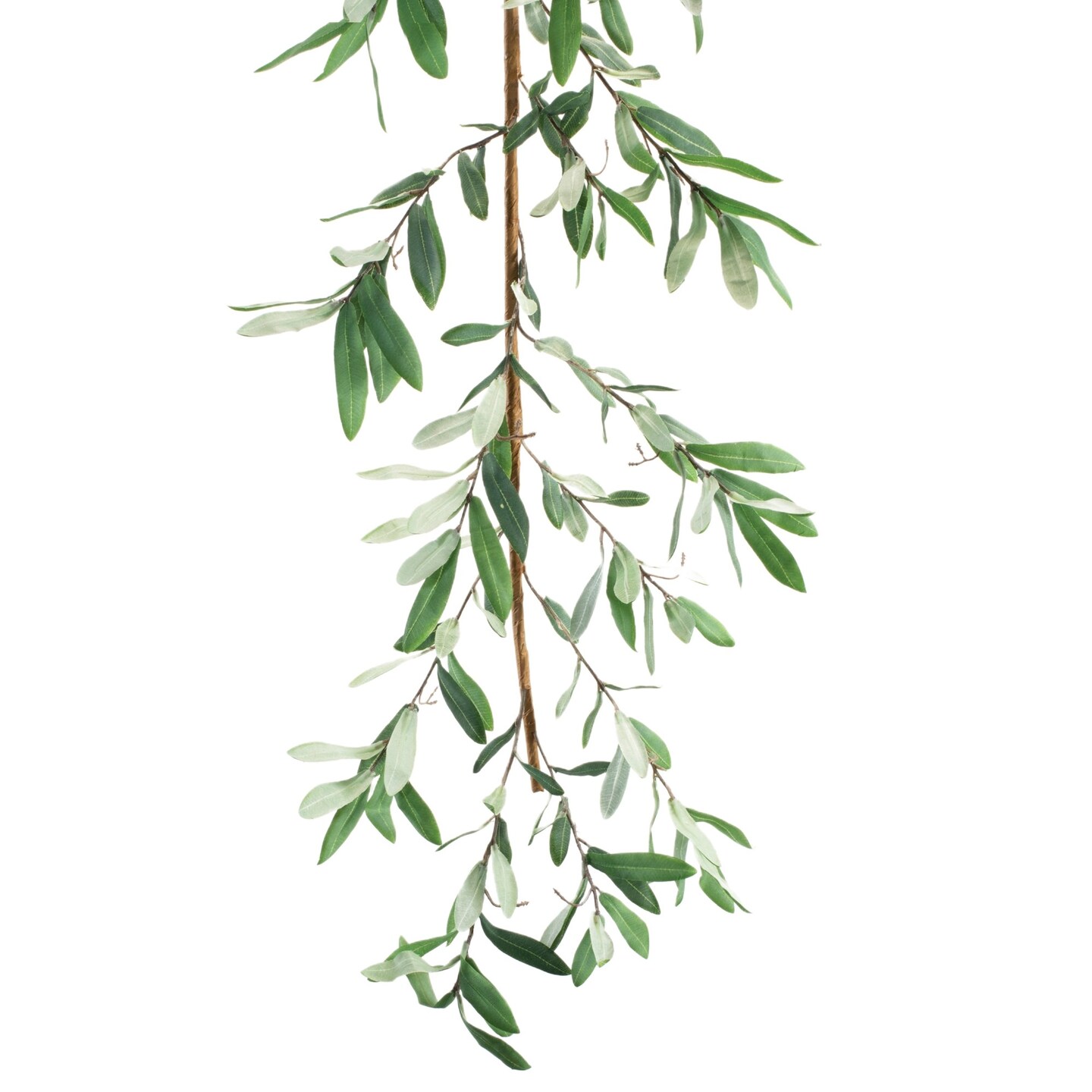 Melrose Olive Leaf Artificial Garland - 5.5' x 14.75" - Unlit