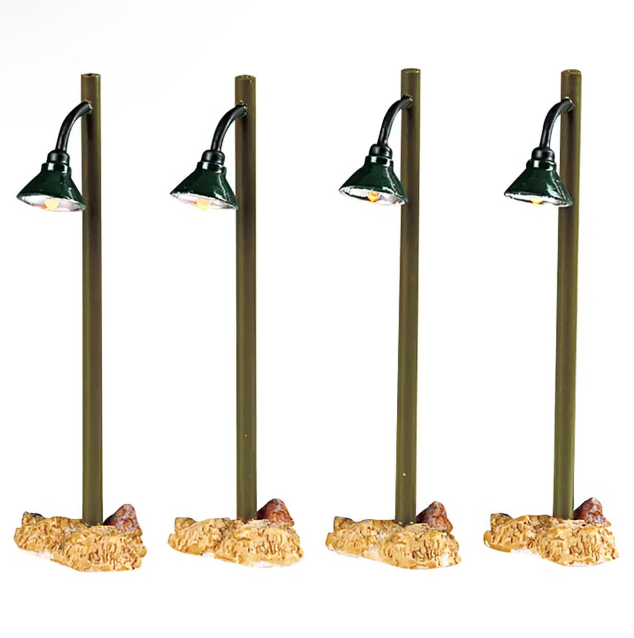 Rustic Street Lamp (Set of 4) Lemax