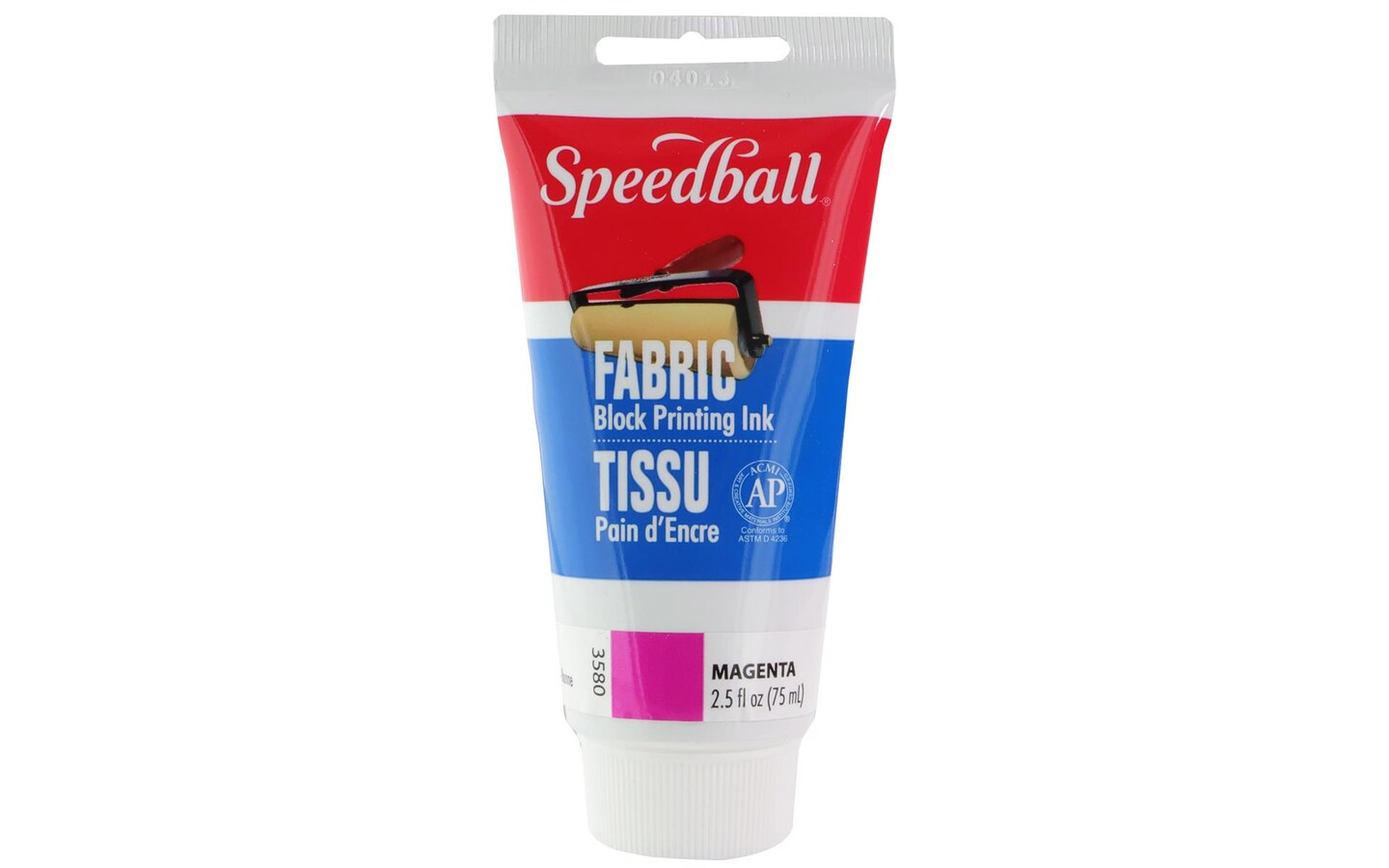 Speedball Fabric Block Printing Ink 2.5oz Magenta