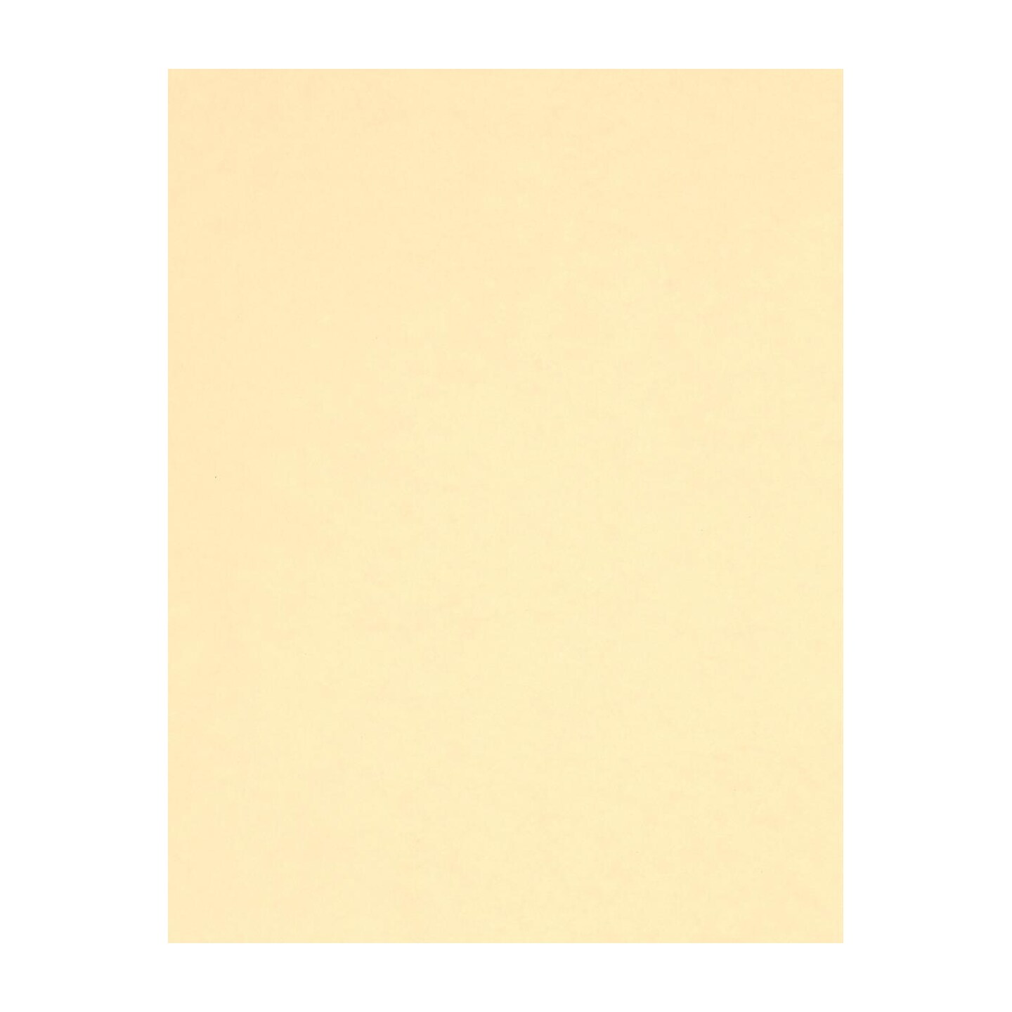 PA Paper Accents Smooth Cardstock 8.5" x 11" Ivory, 60lb colored cardstock paper for card making, scrapbooking, printing, quilling and crafts, 25 piece pack