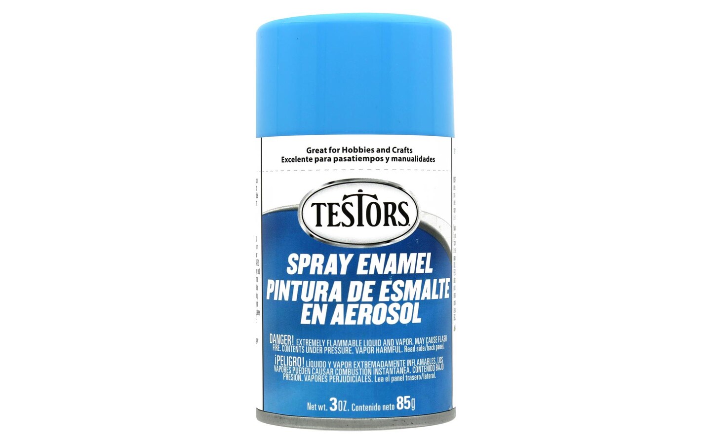Testors Enamel Spray Paint 3oz Gloss Light Blue