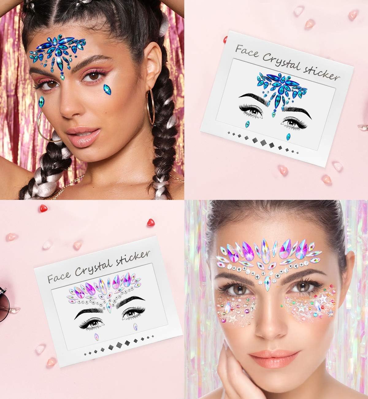 Face Jewels and Body Glitter - Face Gems