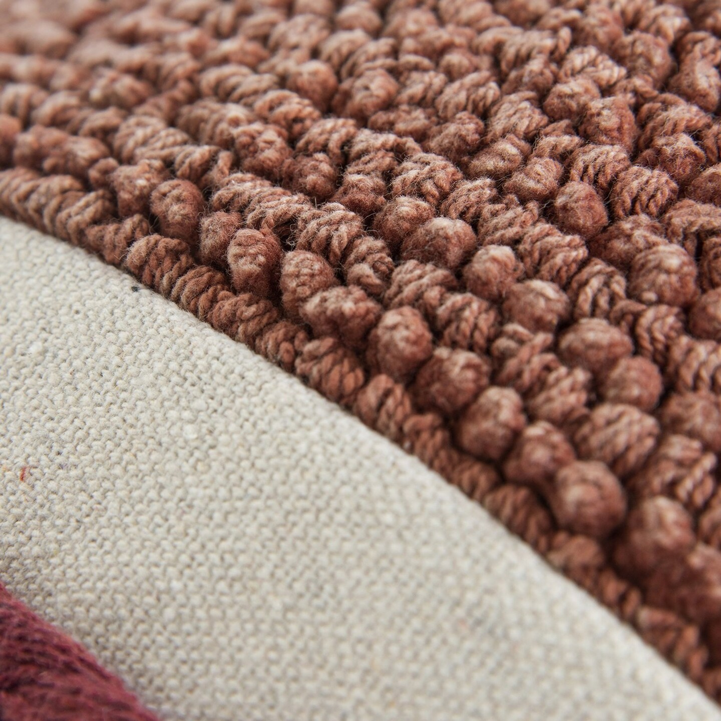 Edge Collections - 26 x 14 x 6.25 inches - Brown - Bohemian Macrame Fringe Lumbar Pillow - 1 Piece