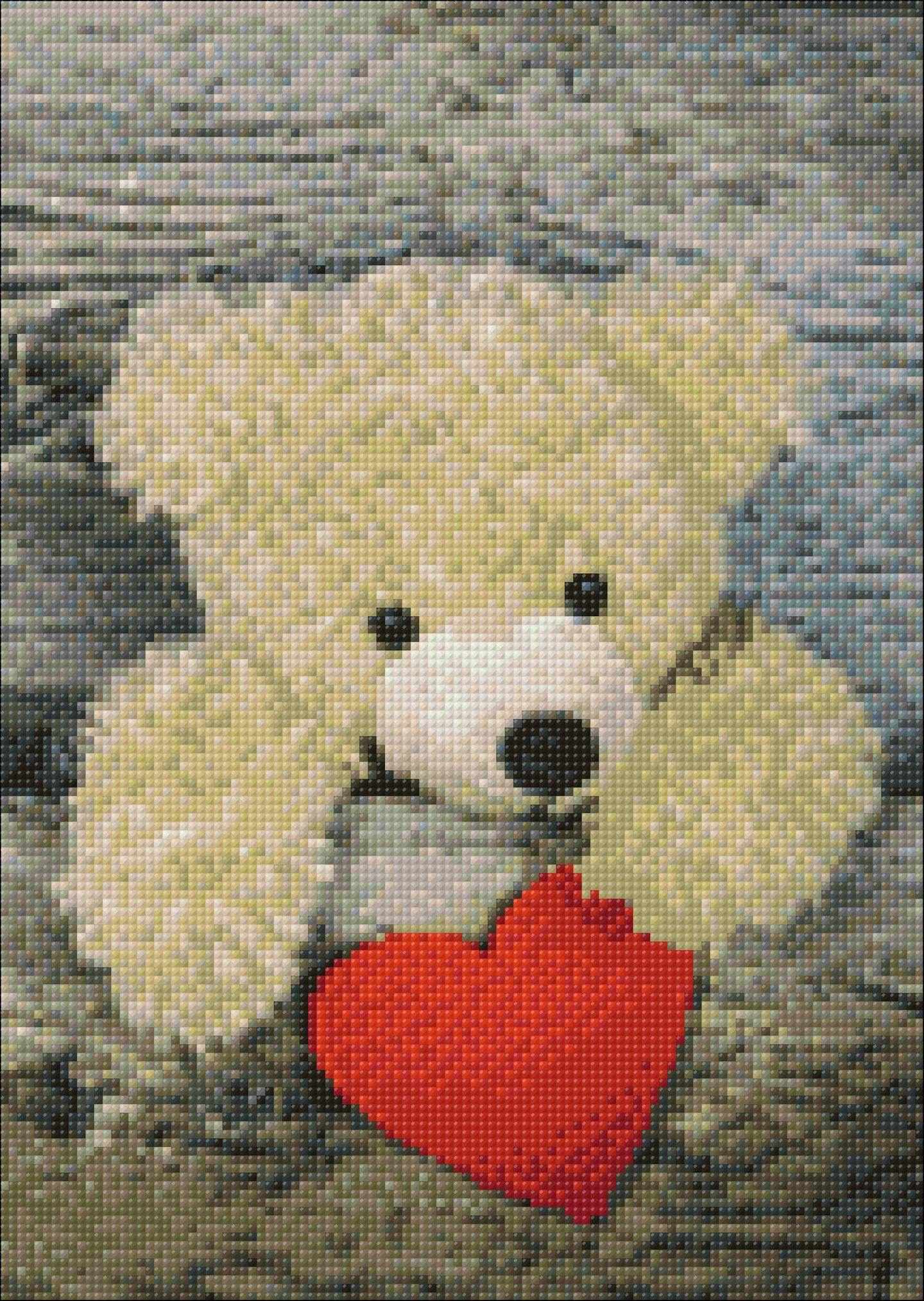 Gift WD2304 10.6 x 14.9 inches Wizardi Diamond Painting Kit