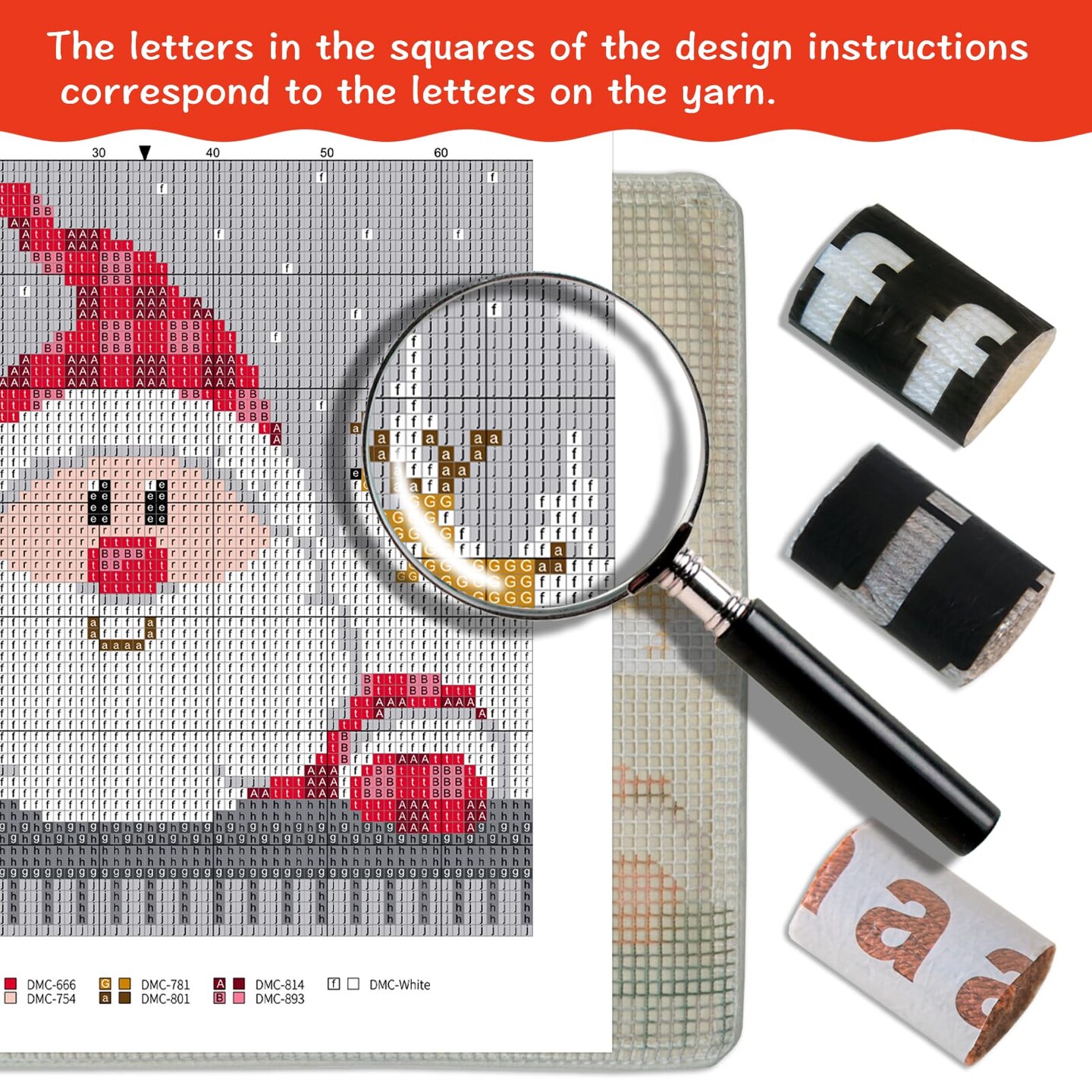 Jungle Fox Latch Hook Kits for Adults, Fox Latch Hook Kits DIY Throw Pillow Cover Cross Stitch Arts Craft Embroidery for Home Sofa Furniture 17X17inch
