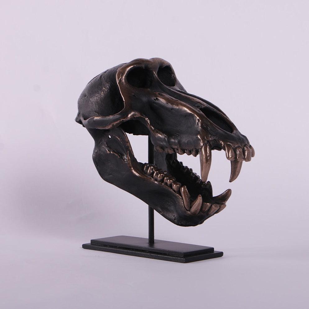 Monkey Baboon Skull Life Size Statue