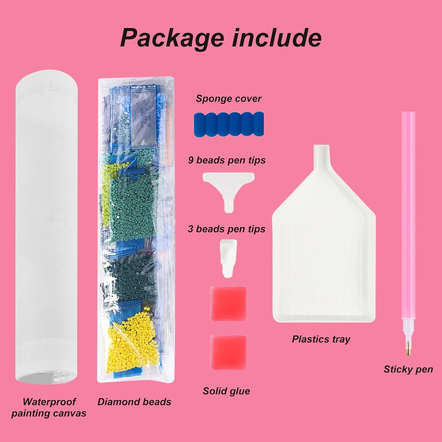 Landscape Scenery Diamond Art Painting Kits for Adults: Country Diamond Art Painting Cottage DIY 5d Flowers Diamond Art Kit Full Drill for Wall Decor