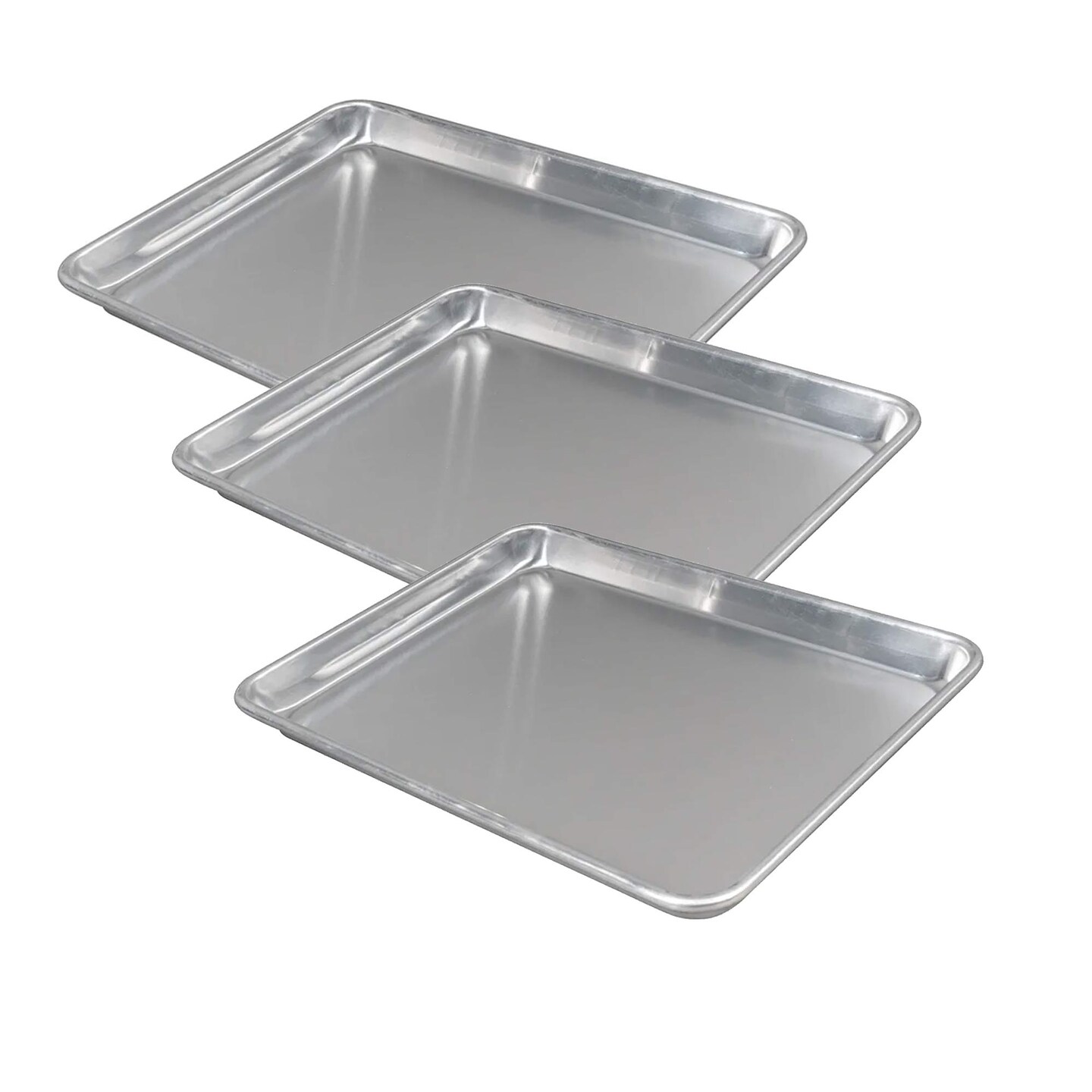 13&#x22; x 9.5&#x22; Quarter-Size Sheet Pan 20 Gauge Aluminum Reinforced Rim Bakeware