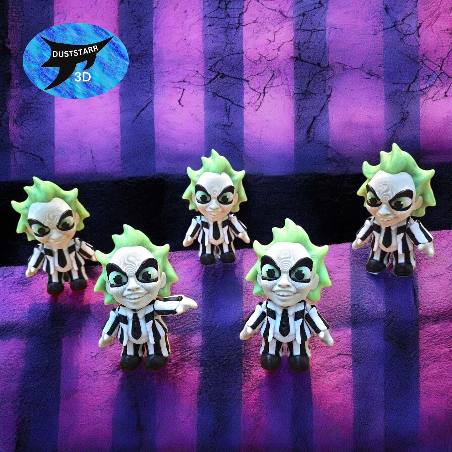 3d Printed Beetlejuice Figure, Articulated Beetlejuice 3d Printed ...