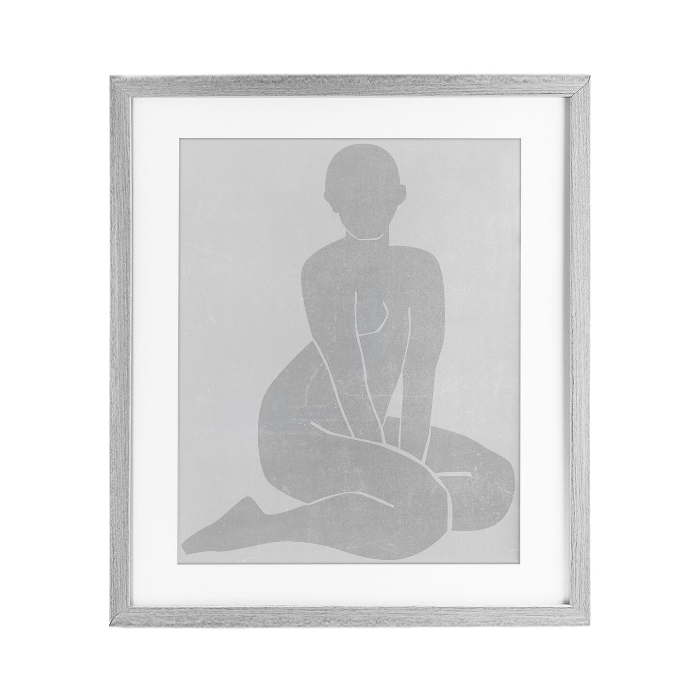 Stupell Industries Veiled Nude Contour Framed Print Under Glass, design by Melissa Wang