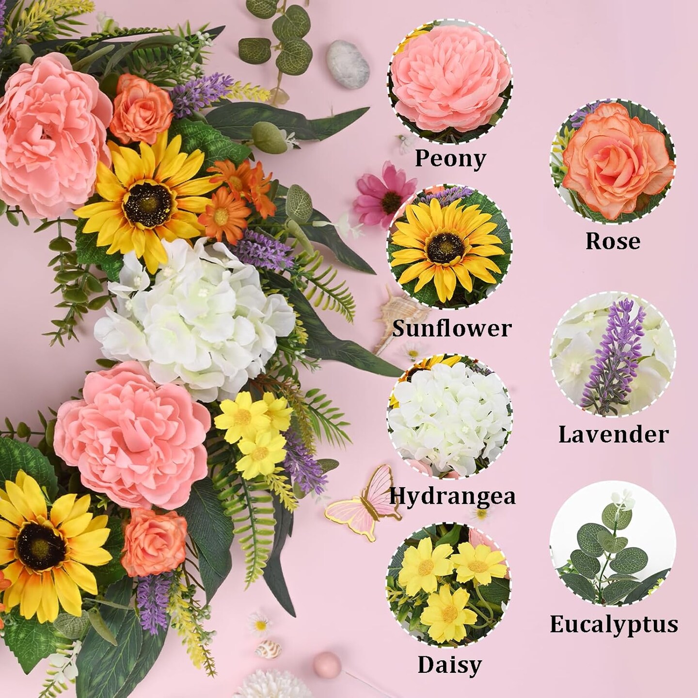 Spring Wreaths for Front Door