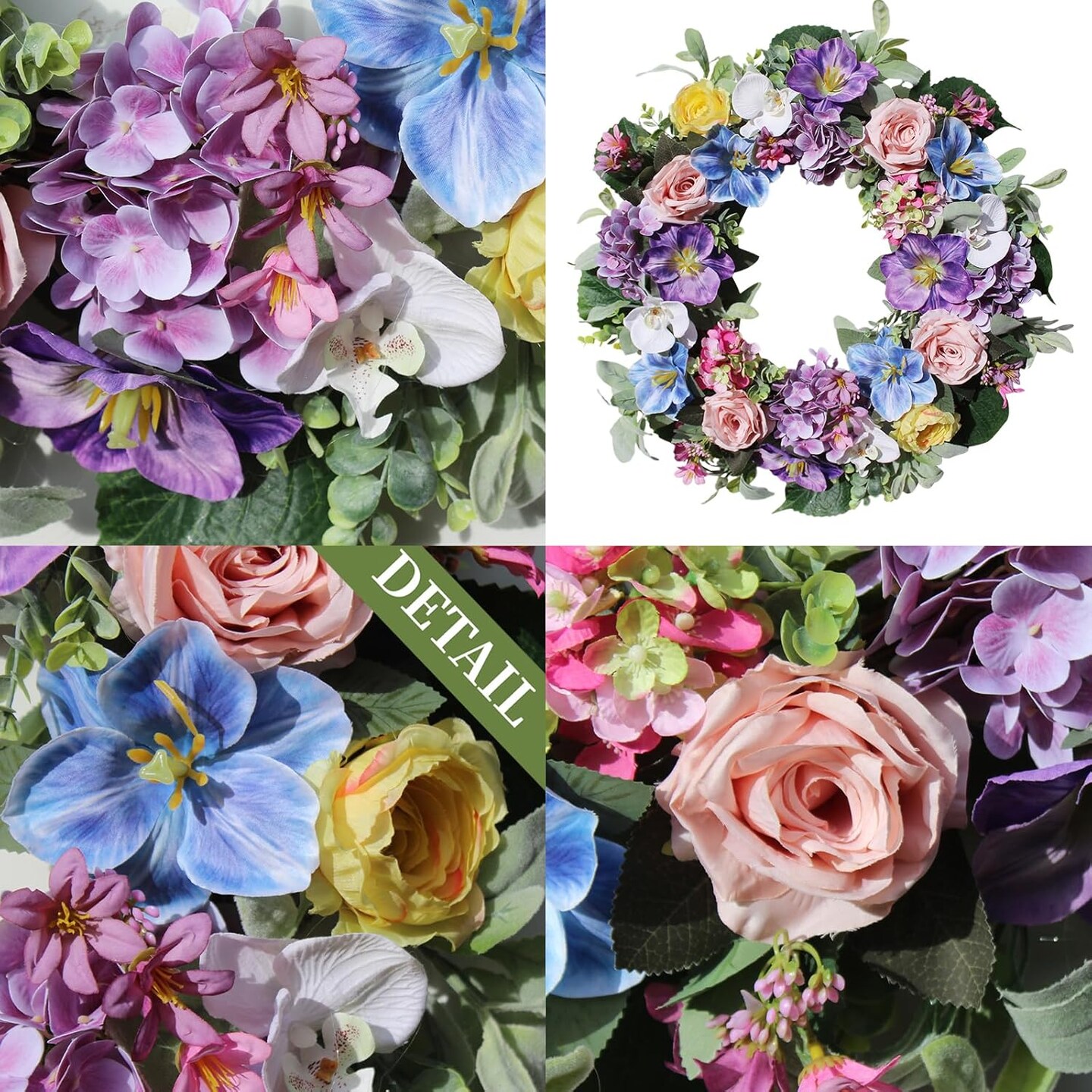 24 Inch Spring Wreaths for Front Door