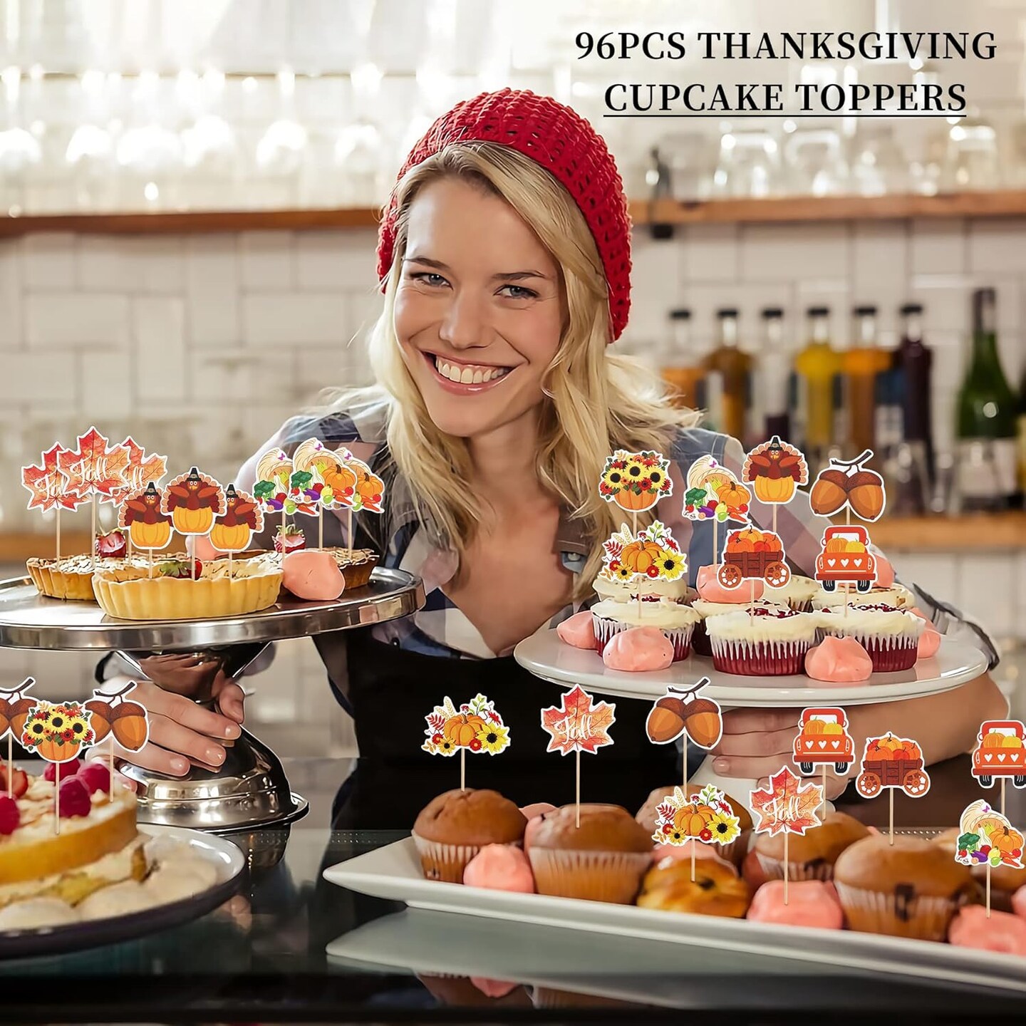 Fall Cupcake Toppers
