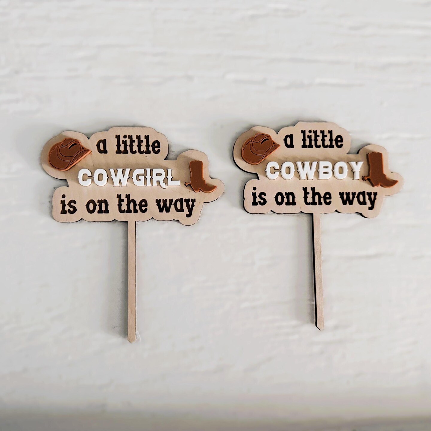 PartyDeco Taarttoppers Notenkraker pk/6
