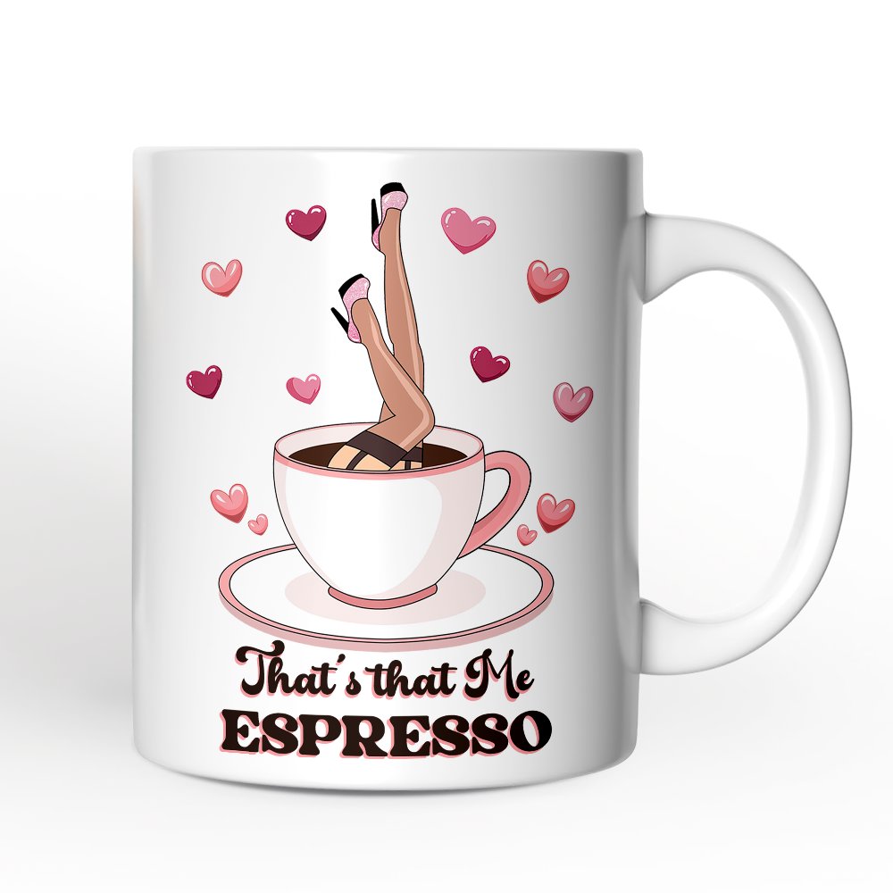That’s That Me Expresso Vibe Mug, Retro Girls Valentine and Galentine Gift
